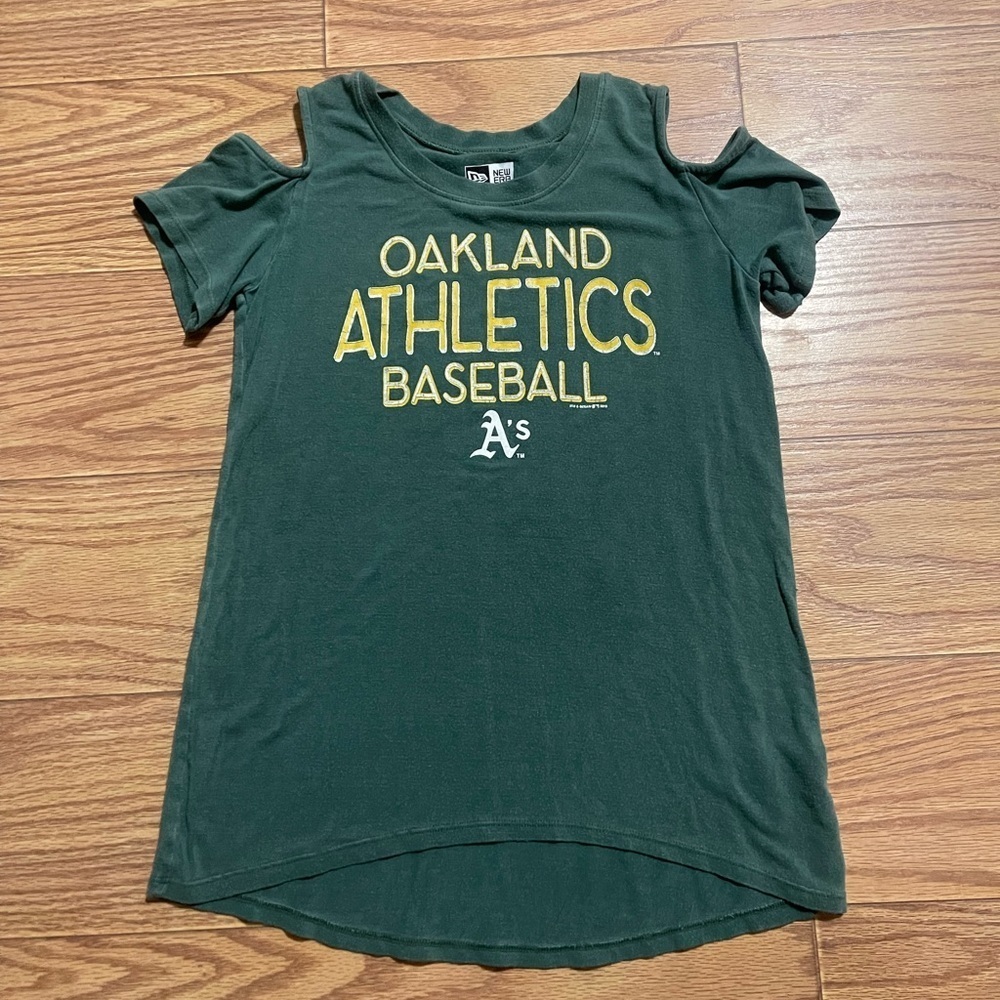 Oakland Athletics Shirt Girls 10/12